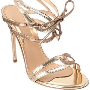 Chelsea Paris 'Mina' Gold Heels (7)